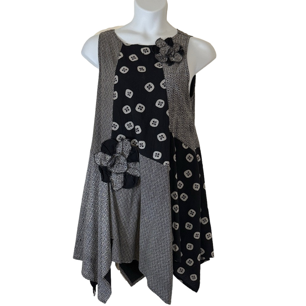 Cupcake Inter Chic Black And Gray Patterned Patch… - image 1